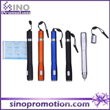 Dust Plug Ball Pen with Light Flyer Pen with Calendar